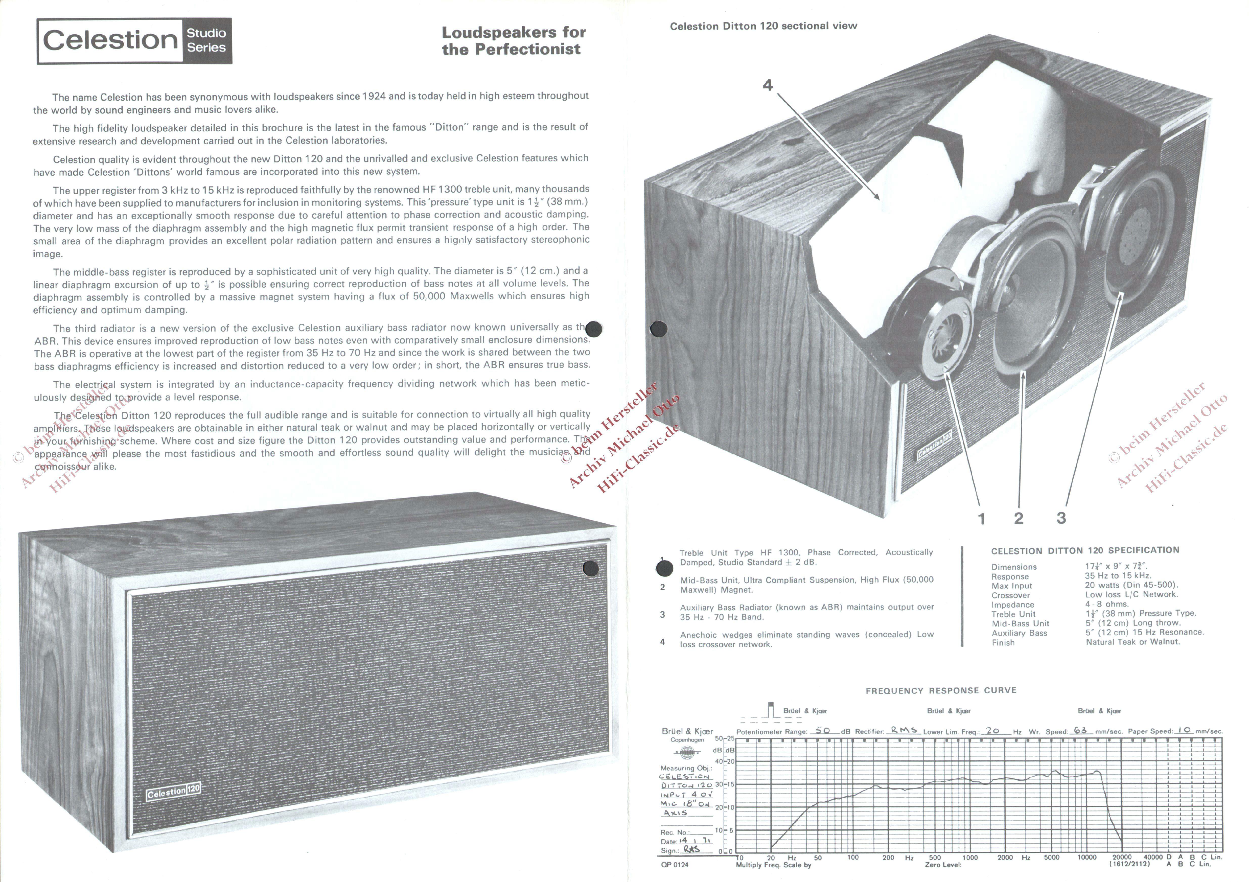 Celestion Ditton 120 brochure